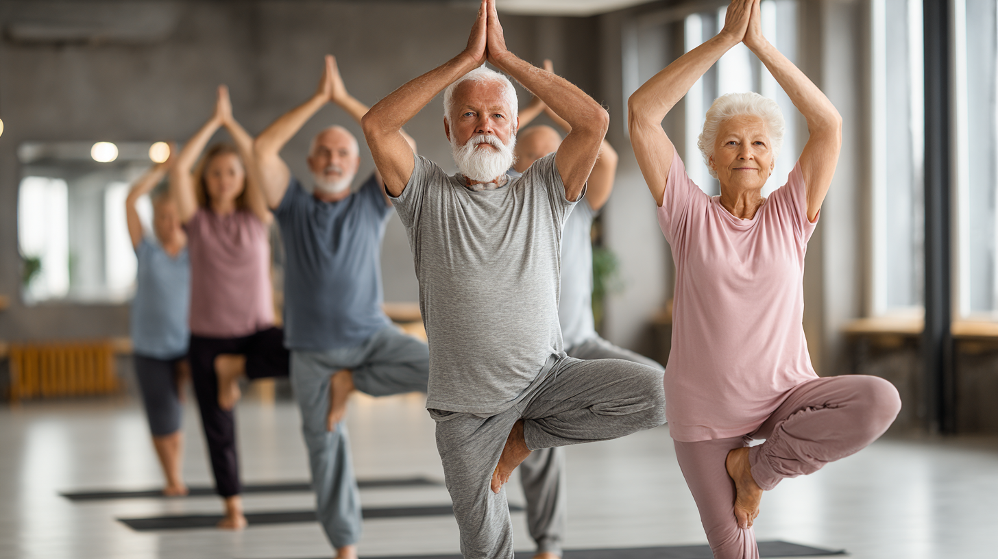 Jóga gyakorlat természetes környezetben